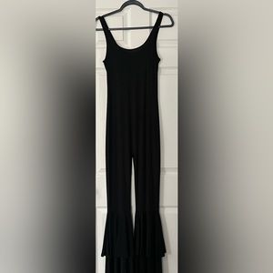 Black Flare leg Jumpsuit